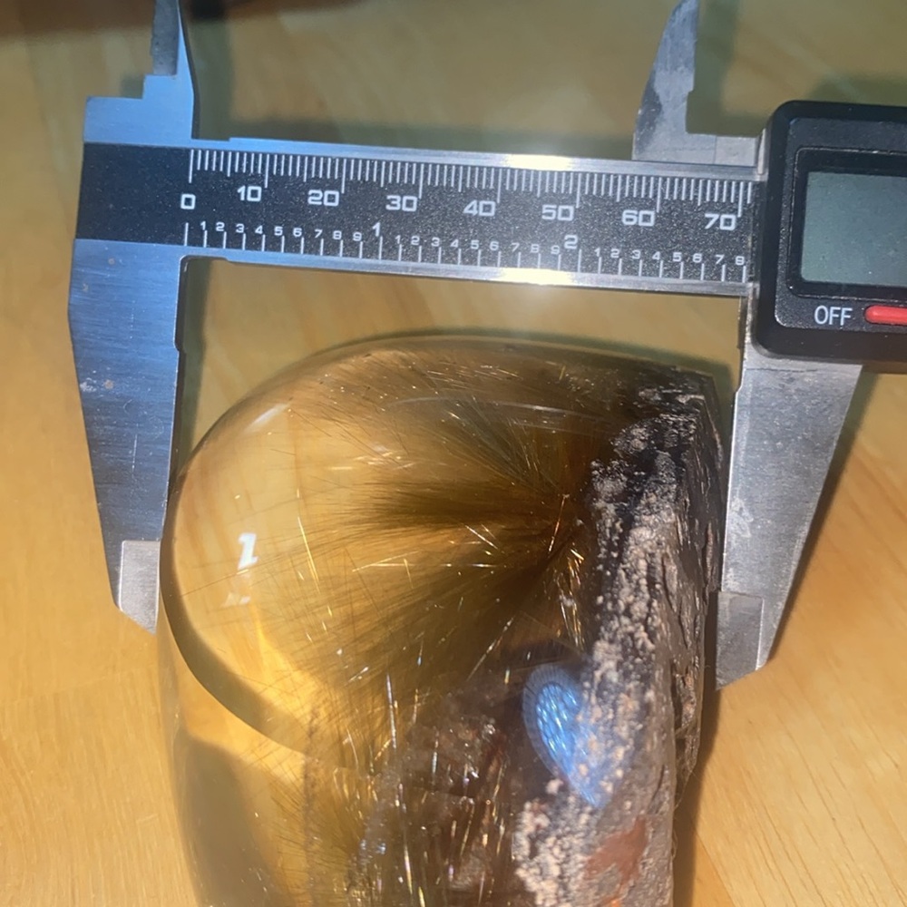 freeform sparkling rutile w/garden quartz & yellow garden w/sparkling rutile - Picture 7 of 9